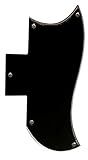 ギターピックガード For Epiphone SG Standard Style Guitar Pickguard Scratch Plate (3プライブラック)