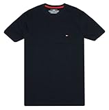 Tommy Hilfiger Men's Classic Fit T-Shirt (L, Black)