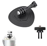 SHEAWA カメラ用粘着式マウントベース マウントアダプター ヘルメットマウント 平面も曲面も固定可能 for DJI Osmo Pocket3/Insta360 Go 3s/Go3/X4/X3/Osmo Action 5 Pro/4/Ace Pro 2/Ace/Gopro Hero 13/12など対応 角度調整 1/4ネジ アクセサリー