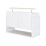 【JAJAN】フィギュアラック「サード(3rd)」ワイド 上置きロータイプ 幅83cm奥行29cm専用 ホワイト[対応天井高：225-252cm] 【正規品】[GOODSプレ対象商品]