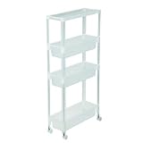 すき間ワゴン 4段 スリム 16x42x89cm