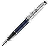 Waterman ウォーターマン 公式 エキスパート デラックス スペシャルエディション 万年筆 F 細字 高級 ブランド ギフト ブルーCT 2167587