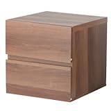 ユニットBOXラック (コンビネーションラック) 2段 引き出し付き 幅39cm×高さ39cm UNB-2SD2BR ブラウン