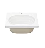 Ronbow 213331 – 1 - WH ashlandâ " ¢ 31インチセラミックユーティリティSinktop with Single蛇口穴inホワイト