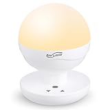[アップグレード、5200 mAh、brand-new ] Housmileナイトライトfor Kids充電式ベッドサイドライトキャンピングライトEye Caring LED with指紋タッチ、格納