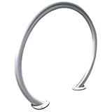 Noアセンブリ亜鉛メッキPlus円バイクラック – Fits 2 Bikes – サーフェスマウント – グレー/シルバー