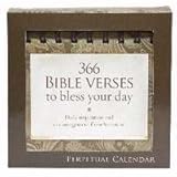 Christian Art Gifts 362284 Calendar-366 Bible Verses To Bless Your Day - Perpetual
