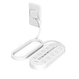 TESSAN 電源タップ スイッチ付き 延長コード 2m 薄型プラグ usb たこあしコンセント 拡張 10個AC口 3個USBポート テーブルタップ 壁掛け マルチ oa 蛸足コンセント たこあし配線 節電 省エネ 雷ガード