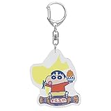 クレヨンしんちゃん[ダイカット アクリルキーホルダー]キーリング/ご当地 茨城県
