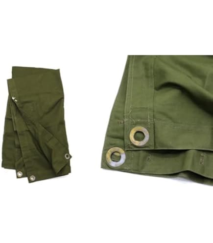 Amazon | ルーマニア軍放出品 テントシート 軍幕 ポンチョ