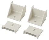 タカショー ウッディープラ 柱用金具 1セット ホワイト