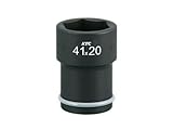 KTC (京都機械工具) インパクトレンチ用ホイールナットコンビソケット 【19.0sq】 薄肉 ABP6-3517TP