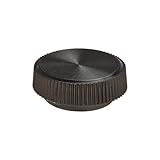 国産 POM (ジュラコン) Dキャップ 丸ノブ 黒色 M3用xd8.3xD9.5xH4.5 12ヶ入 DCR-03B