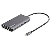 StarTech.com USBマルチハブ/USB-C/4K HDMI又はVGA/100W PD/3xUSB/SD/AUX
