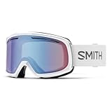 Smith レディース ドリフトスノーゴーグル ホワイト/ブルー センサーミラー