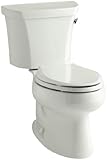 KOHLER K-3978-TR-NY Wellworth Two-Piece Elongated 1.6 Gpf Toilet with Class Five Flush Technology, R