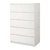 IKEA(イケア) MALM ホワイト 90214558 チェスト(引き出し×6)、ホワイト