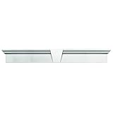 Buildersエッジ060010965117 65 5 / 8 " x 9 "フラットパネルウィンドウヘッダー117、明るいホワイト