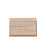 書棚 本棚 完成品 日本製 完成家具 フナモコ ニューラチス ローチェスト FLA-75S エリーゼアッシュ