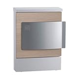 ユニソン おしゃれ郵便ポスト クルム（タモ） 左開き仕様 郵便受け