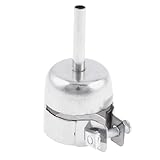 uxcell エアガン用ノズル　スクリューロック　はんだステーション　ユニバーサル　ノズルリワーク ステンレス鋼　シルバー