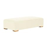 arne オットマン スツール 腰掛け 足置き ローソファ 椅子 ファブリック 布張り Bunk ロングot C1420 カレイド生地 ホワイト