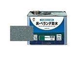 ロック 床・ベランダ防水（防滑用骨材入り） グレー(ツヤなし) 18kg