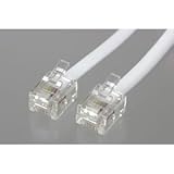 YAZAWA(ヤザワ) ストレートモジュラーケーブル 10m 6極2芯/4芯 TP1100W