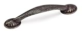 Laurey 24478 Cabinet Hardware 3-Inch Flower Pull, Weathered Antique Bronze [並行輸入品]