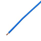 協和ハーモネット 単心ビニルコード 青 10m VSF 0.75SQ 10m<BL>
