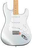 Fender フェンダー エレキギター H.E.R. Stratocaster®, Maple Fingerboard, Chrome Glow ソフトケース付き