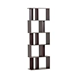 arne 本棚 薄型 ラック 完成品 alto5-c ダークブラウン