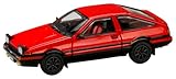 HJ64 1/64 トヨタ スプリンター トレノ GT APEX (AE86) JDM Style レッド/ブラック 完成品