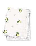 Lulujo Baby Muslin Cotton Swaddling Blanket, Owl Always Love You, 47 x 47 by lulujo Baby