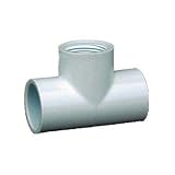 PVC Sch。40メスTees [ 10 ]のセットサイズ: 0.75 "