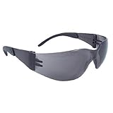 Safety Glasses, Lightweight Wraparound Frame, Smoke Lens, MRR120ID by Radians