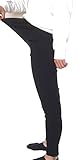 (ハピニコ)HAPINICO マタニティパンツ ストレッチパンツ デニム調スキニー お腹 ゆったり 長ズボン (L, ブラック)