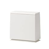 ideaco(イデアコ) ゴミ箱 フタ付 8.5L TUBELOR kitchen flapチューブラー キッチンフラップ ホワイト 214WH
