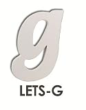 Splosh ~ Wood Letters ~ Lower Case Alphabet ~ 'g' by Splosh