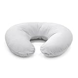 Cambrass 58 x 45 cm Small Nursing Pillow (Grey Velvet) by Cambrass