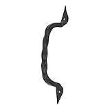 a29 Hand Forged Twisted Iron Pull、ブラックパウダーコート仕上げ 5 5/8 Inch 02019188