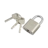 DealMuxトムde Prata SEGURANÇA Cadeado para JewleryボックスW 3 Chaves