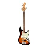 Fender フェンダー 製エレキベース Player Plus Jazz Bass® V, Pau Ferro Fingerboard, 3-Tone Sunburst ソフトケース付き