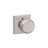 Schlage F170 BWE 619 COL Collins Trim Bowery Non-turning Knob, Satin Nickel [並行輸入品]