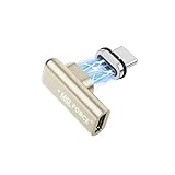 日本の中小企業 Type-C to Type-C マグネット式 変換アダプタ L字 USB-C 240W 8K60Hz USB3.2 GEN2 40Gbps typec ハブ typec to type c usb c マグネット 充電 データ転送 変換アダプタ usbc マグネット変換アダプター (Eタイプ, 1個)