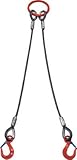 大洋　２本吊　ワイヤスリング　２ｔ用×１．５ｍ 2WRS2TX1.5