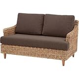 アバカソファー 2人掛け(幅120cm) 肘付き 【クラール】 天然木 東谷 NRS-412 【完成品】 ds-749318