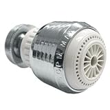 Niagara n3115 1.5 GPM dual-thread Swivelキッチンエアレーターwithout一時停止アクション、Chromeとホワイト