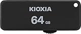 KIOXIA(キオクシア)【日本製】USBフラッシュメモリ 64GB USB2.0 スライド式 国内サポート正規品 KLU203A064GK