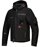 Amazon | [アルパインスターズ] バイクジャケット ブラック/レッド